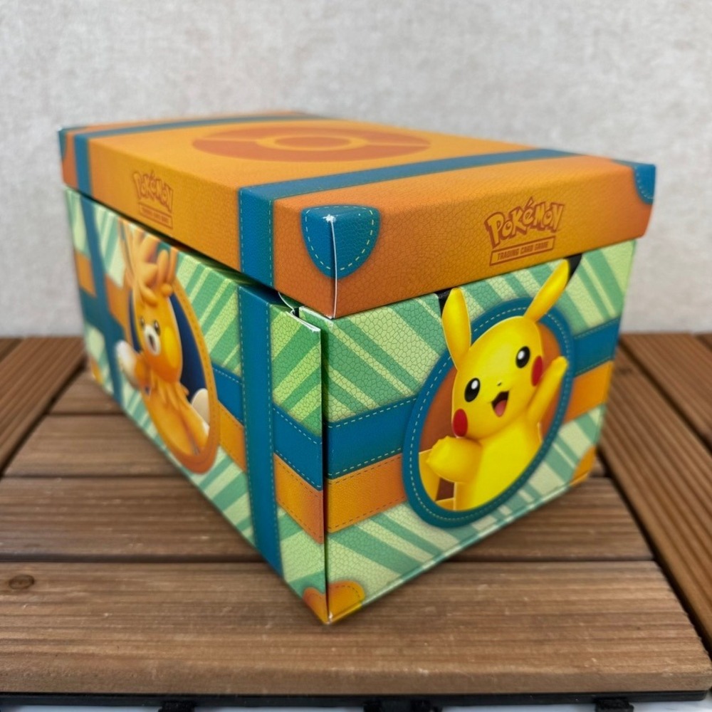Pokémon TCG: Paldea Adventure Chest EMPTY BOXPikachu Sprigatito Pawmi Maushold
